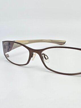 Oakley 12-049 Coto 4.0 Polished Chocolate Titanium Eyeglasses Frame 51-15-130